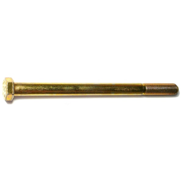 Midwest Fastener Grade 8, 1/2"-20 Hex Head Cap Screw, Zinc Yellow Steel, 7 in L, 10 PK 51640 - main